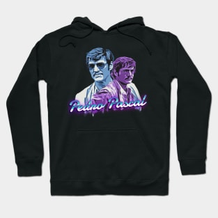 pedro pascal - retrowave fan art Hoodie